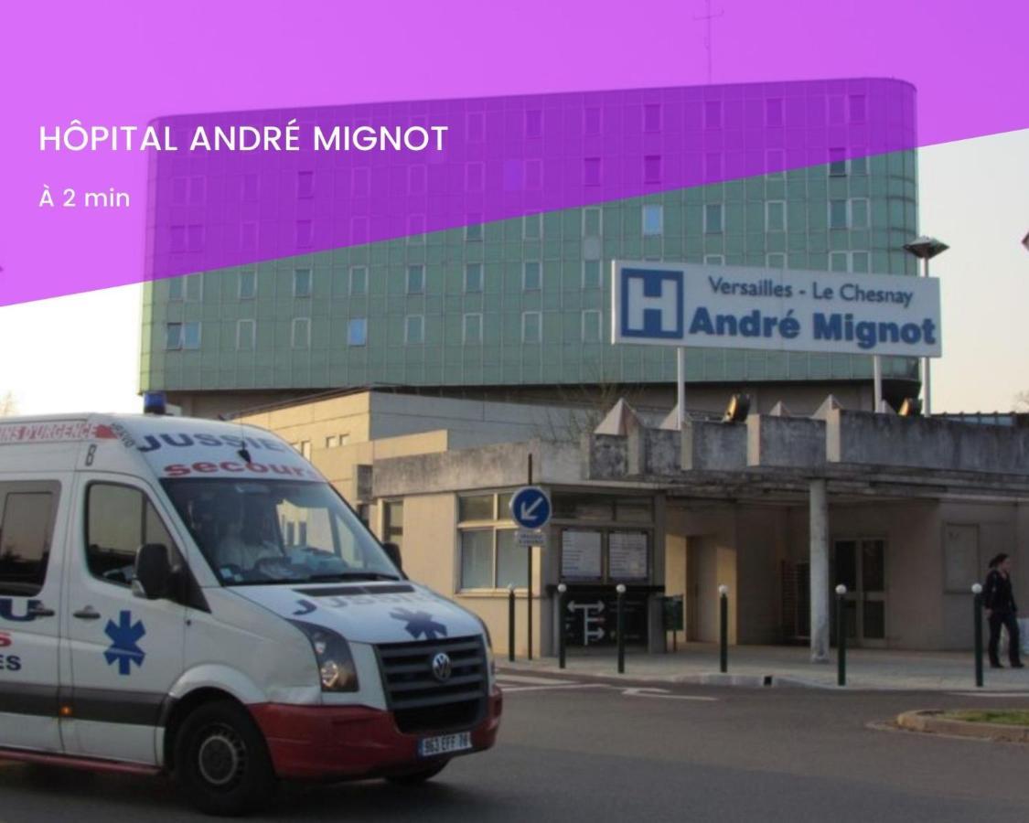 Le Cocon Des Couples Tout Proche Versailles - En Face De L'Hopital Mignot لو شيسني المظهر الخارجي الصورة